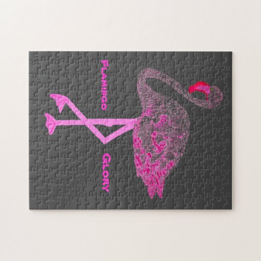 Flamingo Glory Puzzle (Horizontal)