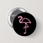 Flamingo-Glühen Button (Vorne & Hinten)