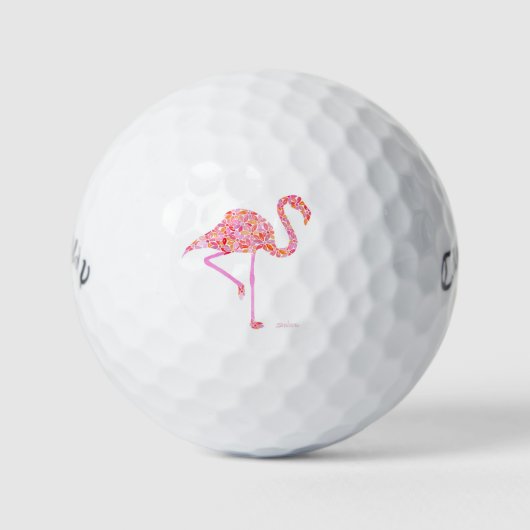 Flamingo Golf Balls Golfball (Vorderseite)