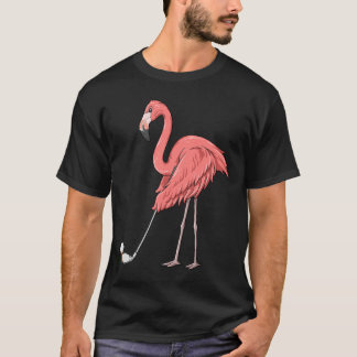 Flamingo Golf Flamingo Golf spielen Golf Golfer T  T-Shirt