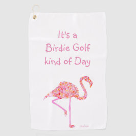 Flamingo Golf Handtuch
