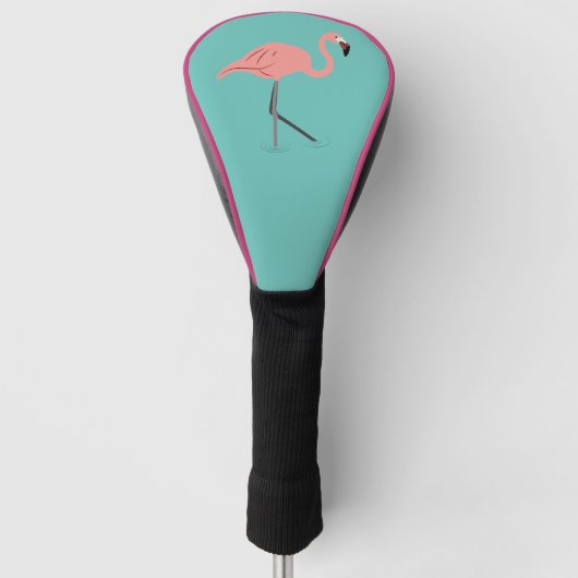 Flamingo Golf Headcover (Vorderseite)