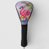 Flamingo Golf Headcover (Vorderseite)