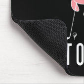 Flamingo Golf Talk Birdie To Me Golfspiel Fu Mousepad (Ecke)