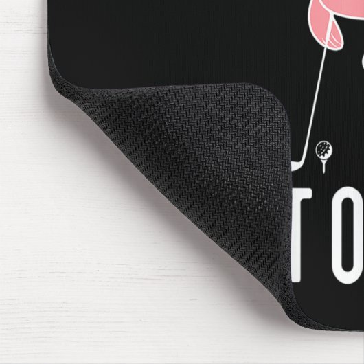 Flamingo Golf Talk Birdie To Me Golfspiel Fu Mousepad (Ecke)