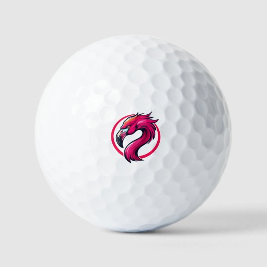 Flamingo Golfball (Vorderseite)
