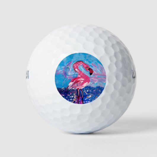 Flamingo Golfball (Vorderseite)