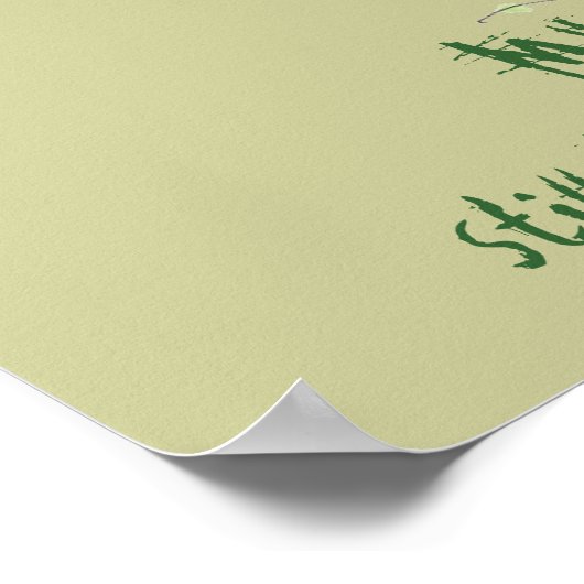 Flamingo Golfer Poster (Ecke)