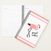 Flamingo Good Vibes Pink Niedlich Planner Planer (Anzeige)
