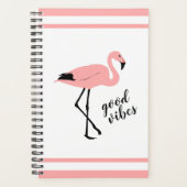 Flamingo Good Vibes Pink Niedlich Planner Planer (Vorderseite)