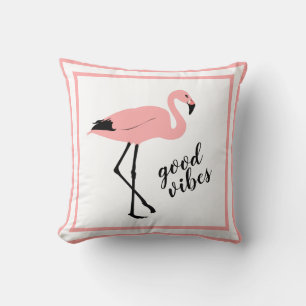 Flamingo Good Vibes Pink Niedliche Keuschkissen Sc Kissen