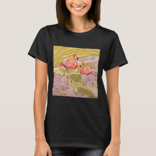 Flamingo-Grafik T-Shirt