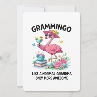 Flamingo Grammingo wie eine normale Oma, nur mehr Einladung