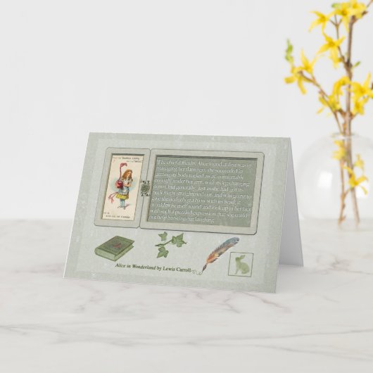 Flamingo Greeting Card Karte (Gelbe Blume)