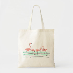 Flamingo-Gruppen-Taschentasche Tragetasche