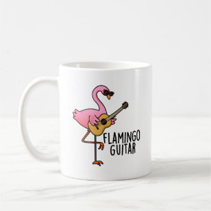 Flamingo Guitar Funny Music Pub Kaffeetasse