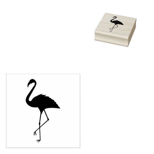 Flamingo Gummistempel (Stempel)