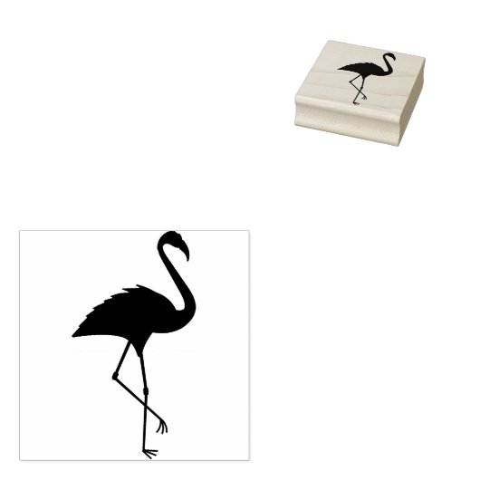 Flamingo Gummistempel (Stempel)