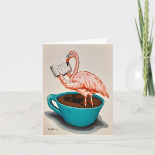 Flamingo-Gute-Besserung-Karte Karte