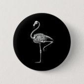 Flamingo Halloween Button (Vorderseite)