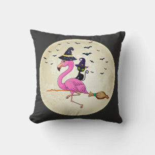 Flamingo Halloween Costume Flamingo Cat Halloween Kissen