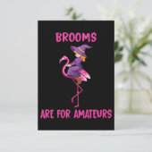 Flamingo Halloween | Flamingoween-Anzug Dankeskarte (Stehend Vorderseite)