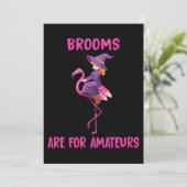 Flamingo Halloween | Flamingoween-Anzug Save The Date (Stehend Vorderseite)