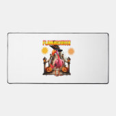 Flamingo Halloween Schreibtischunterlage (Vorderseite)