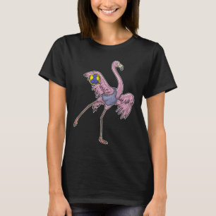 Flamingo Handballspieler Handball Sport T-Shirt