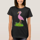 Flamingo Hat T-Shirt (Vorderseite)