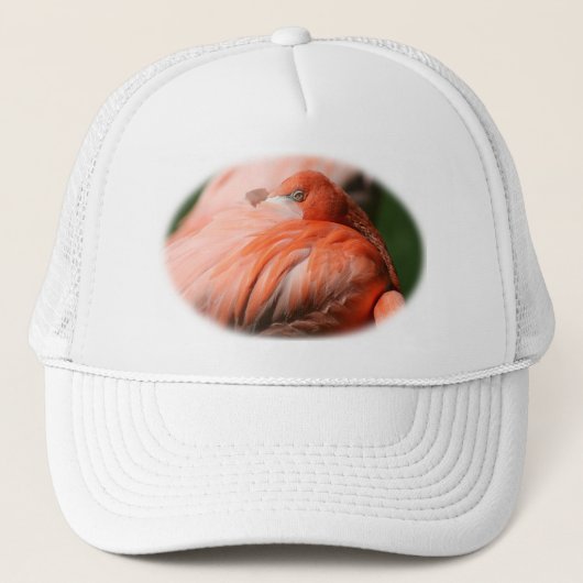Flamingo Hat Truckerkappe (Vorderseite)