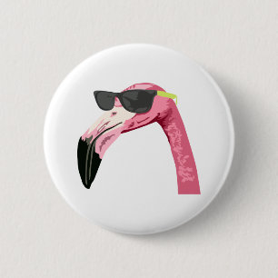 FLAMINGO HEAD BUTTON