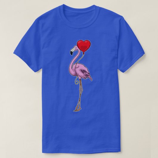 Flamingo Heart Balloon T-Shirt (Design vorne)