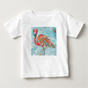 Flamingo hell baby t-shirt
