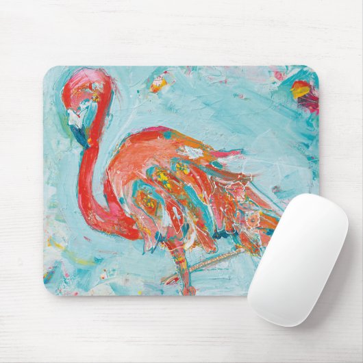 Flamingo hell mousepad (Mit Mouse)