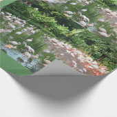 Flamingo Herde Geburtstag, Weihnachtsgeschenk verp Geschenkpapier (Ecke)