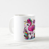 Flamingo hiphop kaffeetasse (Vorderseite Links)