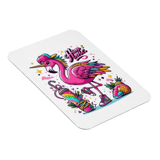Flamingo hiphop magnet (Rechte Seite)