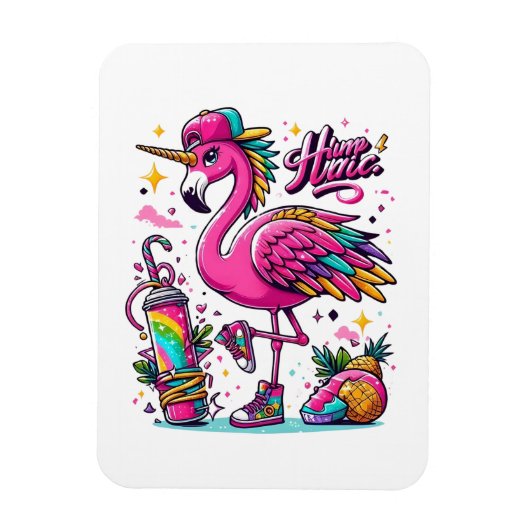 Flamingo hiphop magnet (Vertikal)
