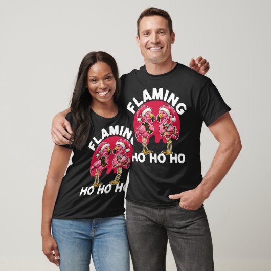 Flamingo Ho Ho Ho T-Shirt (Unisex)