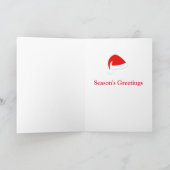 Flamingo Holiday Faltkarte Feiertagskarte (Innenseite)