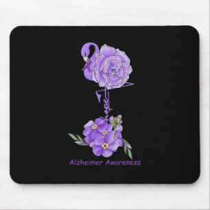 Flamingo Hope Heimerheimer Awareness Mousepad