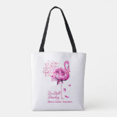 Flamingo I bin immer noch Stehend Breast Cancer Aw Tasche (Rückseite)