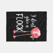 Flamingo I geben keinen fesselnden Urlaub NK Fl Fleecedecke (Vorderseite (Horizontal))