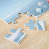 Flamingo Ice Skaten Puzzle (Seite)