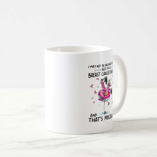 Flamingo ich mag nicht rick und berühmt bin ich ei kaffeetasse (VorderseiteRechts)