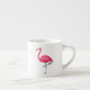 Flamingo im Cartoon-Stil-23654 Espressotasse