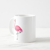 Flamingo im Cartoon-Stil-23654 Kaffeetasse (Vorderseite Links)