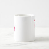 Flamingo im Cartoon-Stil-23654 Kaffeetasse (Mittel)
