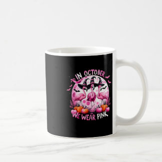 Flamingo im Oktober tragen wir Pink Breast Cancer Kaffeetasse